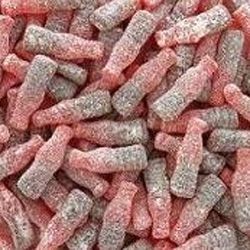 Bouteilles Cherry cola sucrées 100g