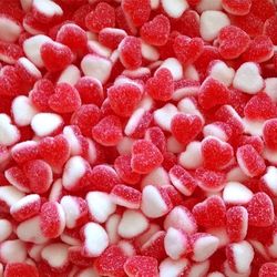 Petits Coeurs fraise-crème SUCRÉS 100g