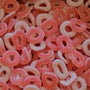Anneaux sucrés goût FRAISE 100g
